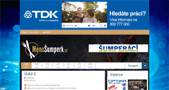 Desktop Screenshot of menusumperk.cz