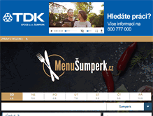Tablet Screenshot of menusumperk.cz